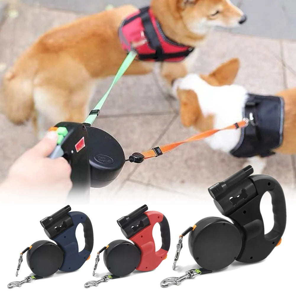 ShimmerStride Double Leash