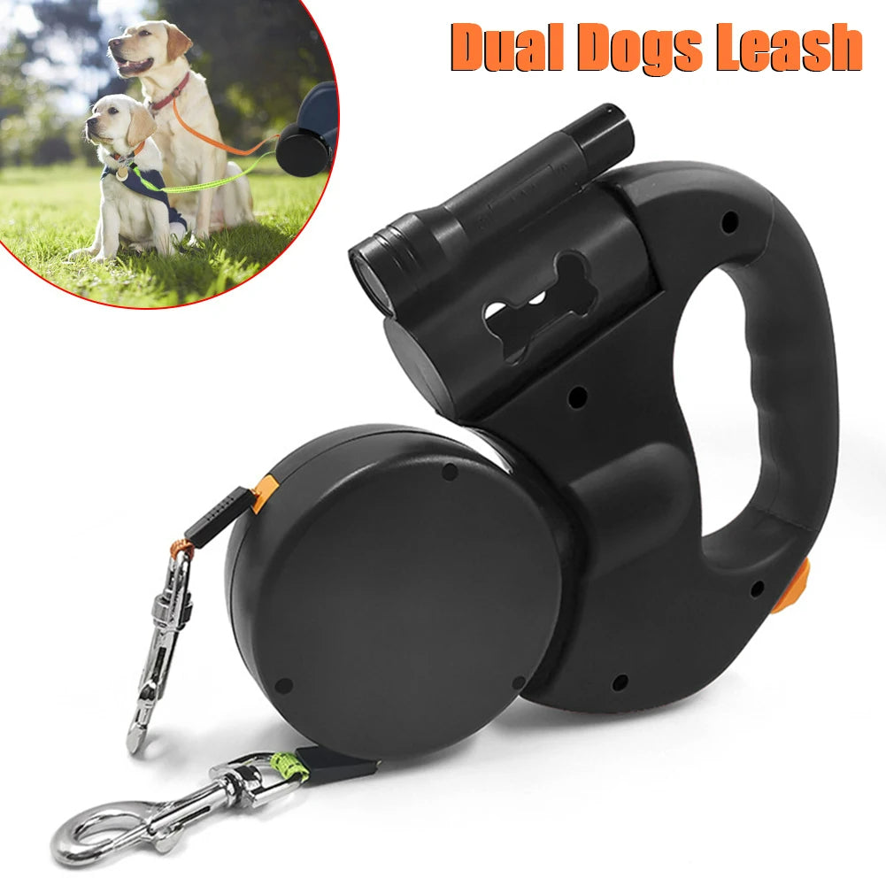 ShimmerStride Double Leash